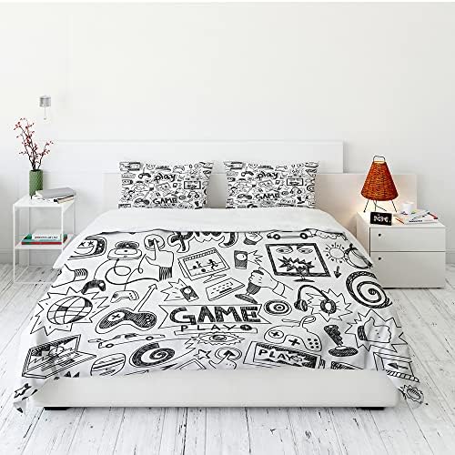 Vichonne Gaming Comforter Set for Boys Teen Twin Size