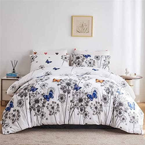 Reversible Twin Comforter Set with Sheets and Pillowcases