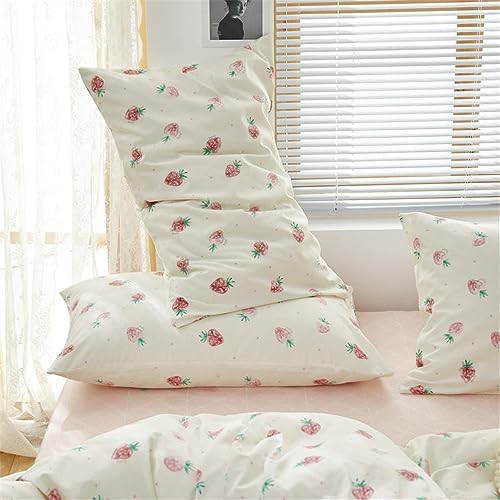 DREAMINGO Strawberry Duvet Cover Twin XL 3 Piece Set