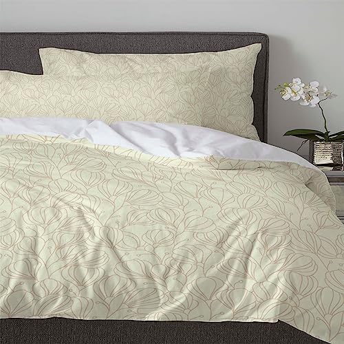 3-Piece Twin Bedding Set with Zipper Corner Ties