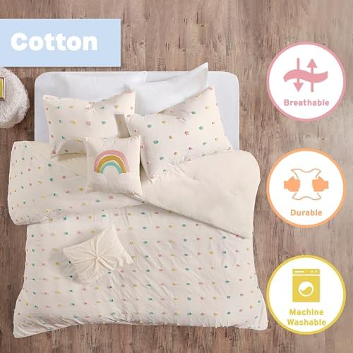 Urban Habitat Kids Callie Cotton Jacquard Pom Duvet Set
