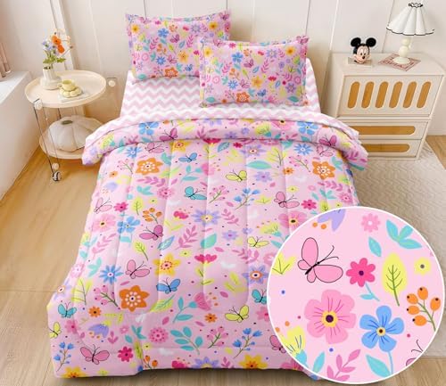 Kids Comforter Set with Fluffy Reversible Patterns
