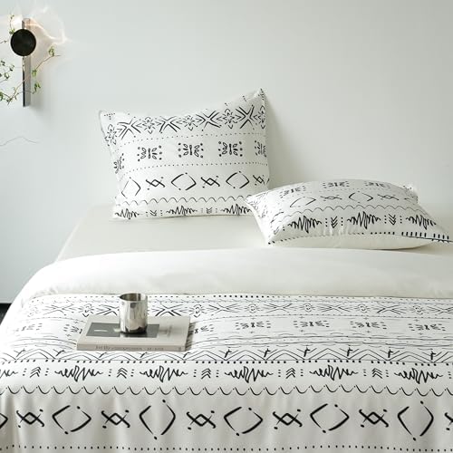 SimpleOpulence Boho Cooling Duvet Cover Set King Size