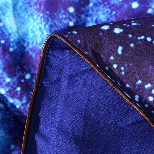 Wowelife Galaxy Bedding Twin Set 5 Pieces Blue Cosmic
