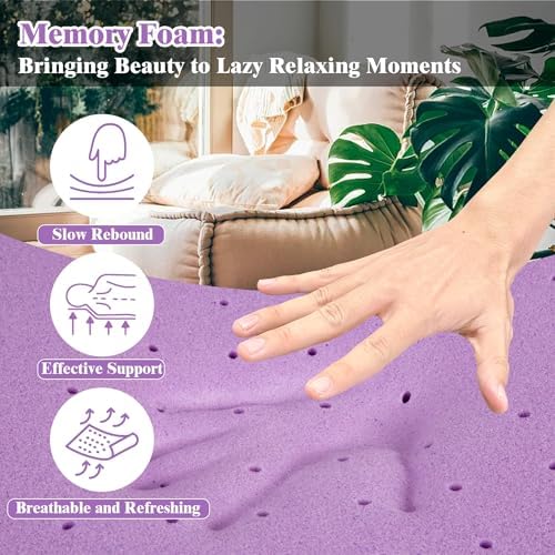 Airensky 2 Inch Cooling Gel Mattress Topper Twin Size