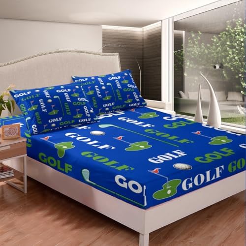 Feelyou Boys Golf Sheet Set Twin Size 3D Print Bedding
