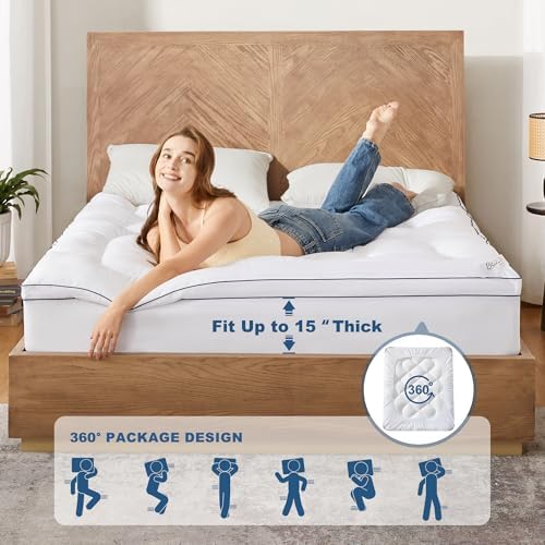 BEDLORE Twin Mattress Topper for Back Pain Relief