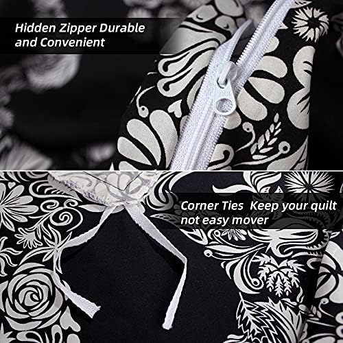 ZHH E-COMMERCE Skull Duvet Cover Set Queen Size