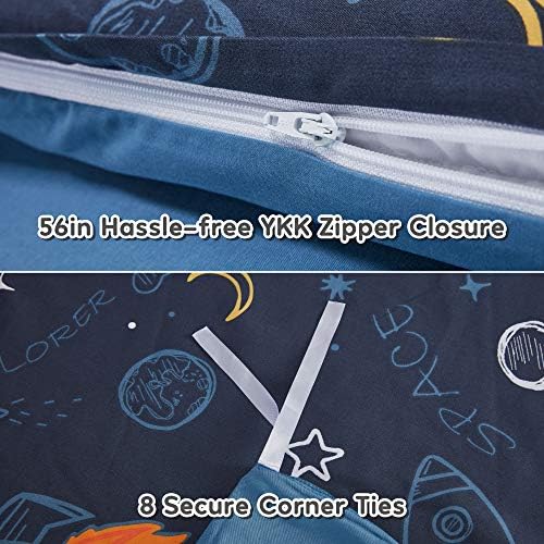 SLEEP ZONE Kids Duvet Cover Set - Twin Size 2 Pieces