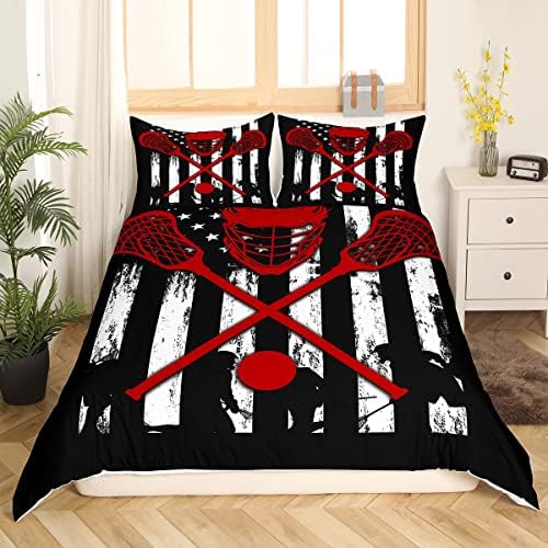 Erosebridal Lacrosse Duvet Cover Set for Teens