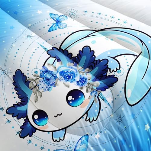 AILONEN Axolotl Kids Comforter Set Twin