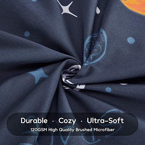 SLEEP ZONE Kids Duvet Cover Set - Twin Size 2 Pieces