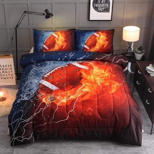 NTBED Football Comforter Set Twin for Boys Teens 1
