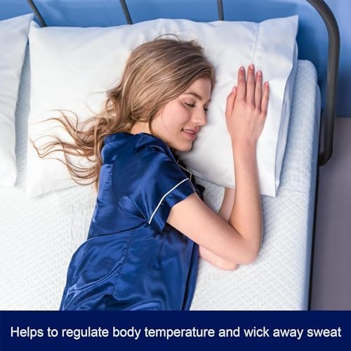Subrtex 3 Inch Mattress Topper Cover with Zippers Full Size