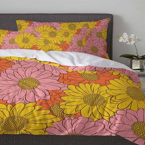 3-Piece Twin Bedding Set with Zipper Corner Ties 1