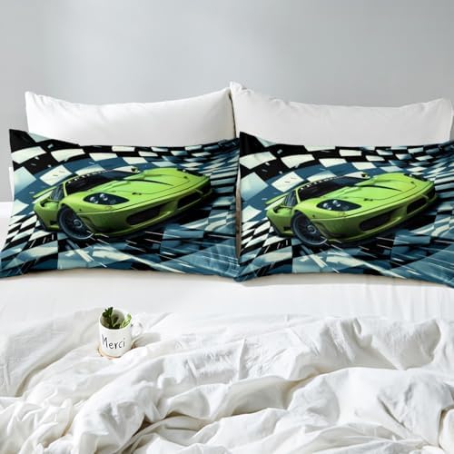 Feelyou Race Car Fitted Sheet Set Twin Size