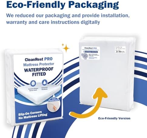 CleanRest Waterproof Mattress Protector for Full Size 12-21