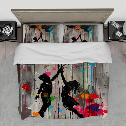 Kids Duvet Cover Set with Zipper Pillowcases
