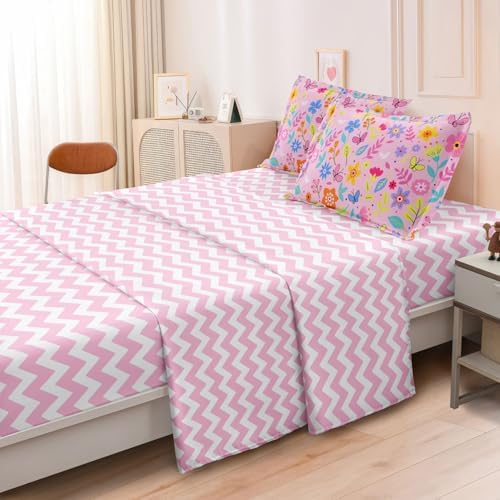 Kids Comforter Set with Fluffy Reversible Patterns
