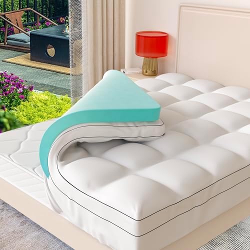 Aivermeil 4 Inch Dual Layer Mattress Topper Twin Size 1