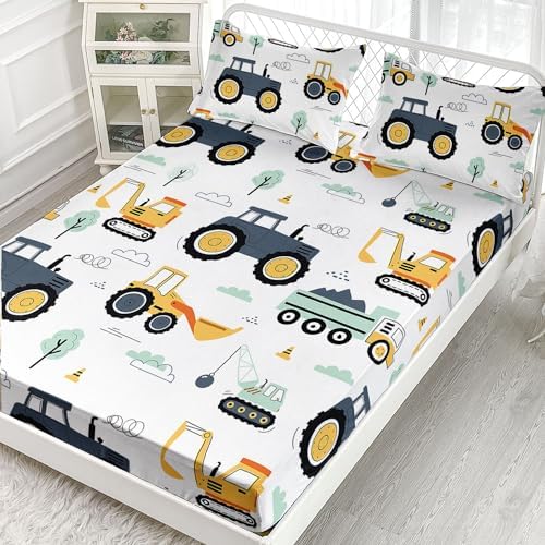 Smell Sunshine Truck Sheets Set 4Pcs Kids Bedding