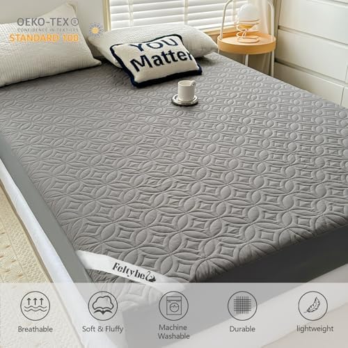 FELTYBED Waterproof Mattress Protector Twin Size 39x75 1