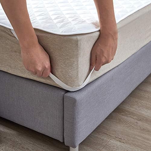 Elif Queen Mattress Protector - Waterproof Breathable Quilted with Elastic Bands