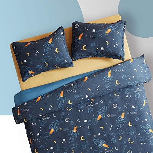 SLEEP ZONE Kids Duvet Cover Set - Twin Size 2 Pieces