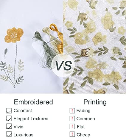YINFUNG Floral Duvet Cover Set Queen Size 3 Pieces 90x90