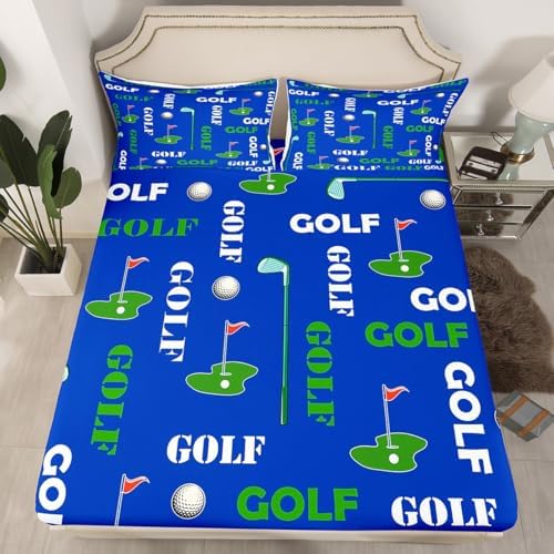 Feelyou Boys Golf Sheet Set Twin Size 3D Print Bedding