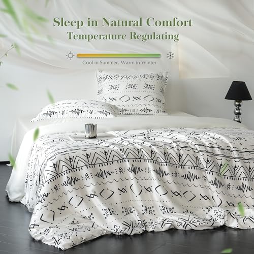 SimpleOpulence Boho Cooling Duvet Cover Set King Size