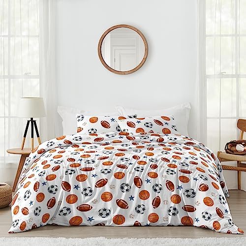 Sweet Jojo Designs Sports Themed Comforter Set for Kids