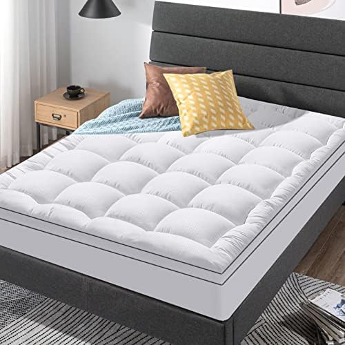 MATBEBY Twin Mattress Topper for Back Pain Support