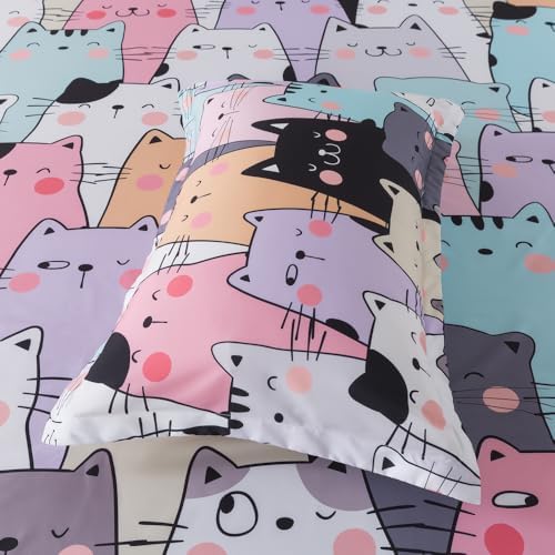 ADASMILE A S Cat Bedding Set for Kids