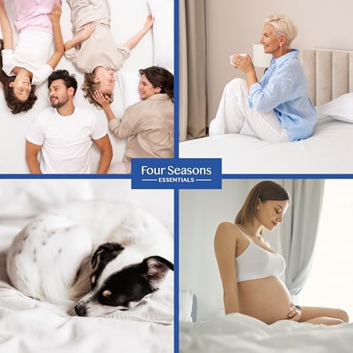 RV Short Queen Mattress Protector Waterproof Zippered Encasement