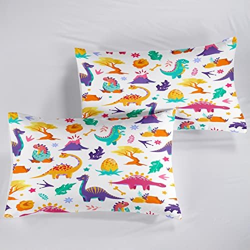 Dinosaur Bed Set for Kids Full Size 3 Piece
