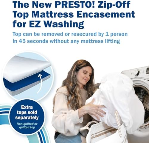 CleanRest Presto Zip-Off Queen Mattress Encasement