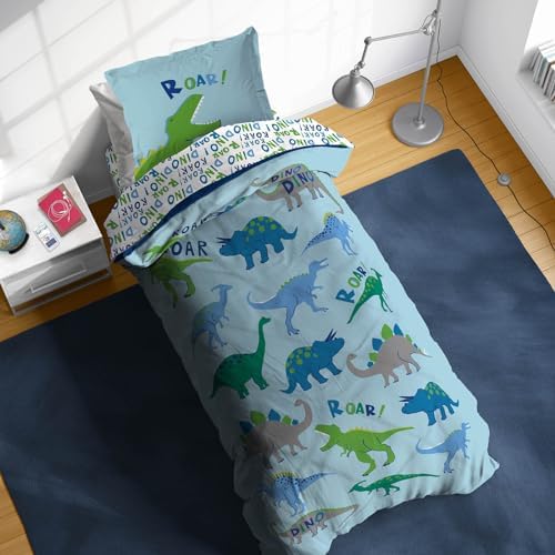 Sunny Side Up Dino Roar Twin Comforter Set