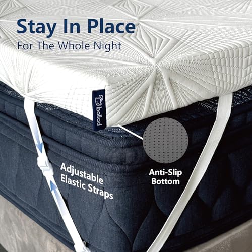 Ballad 3 Inch Memory Foam Mattress Topper Twin XL Size