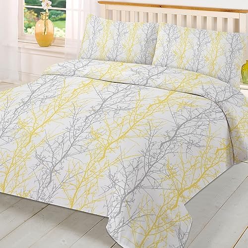 3-Piece Duvet Cover Set with Zipper and Corner Ties