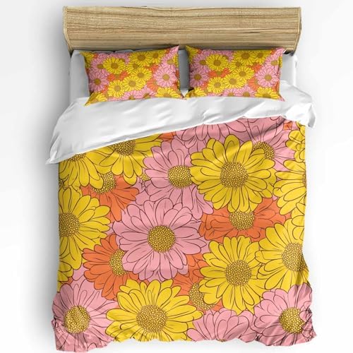 3-Piece Twin Bedding Set with Zipper Corner Ties 1