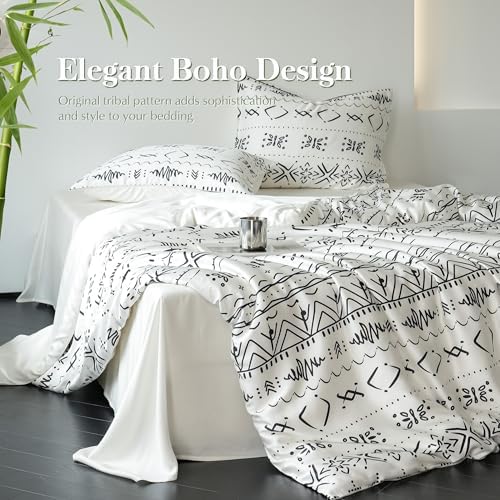 SimpleOpulence Boho Cooling Duvet Cover Set King Size