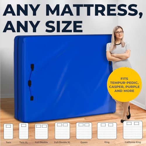 Bolsoni Mattress Encasement Heavy Duty Reusable Tarp with Zipper and Handles