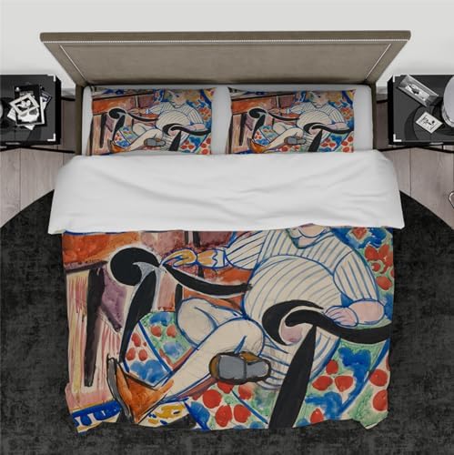 HOBBOY Duvet Cover Set with Zipper 3 Piece Twin XL 1