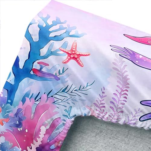 Cute Axolotl Bed Set Twin Fitted Sheet