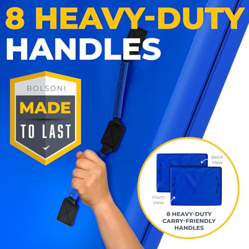 Bolsoni Mattress Encasement Heavy Duty Reusable Tarp with Zipper and Handles