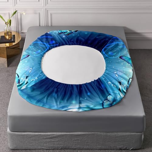 Fantasy Blue Butterfly Bedding Set for Kids