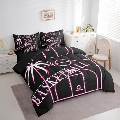 Erosebridal Kids Basketball Comforter Set Queen Size 7-Piece
