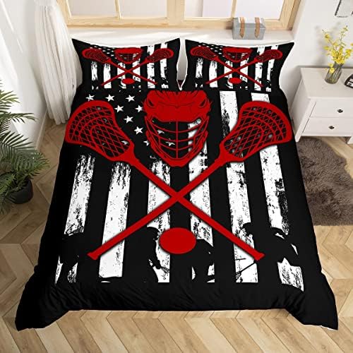 Erosebridal Lacrosse Duvet Cover Set for Teens