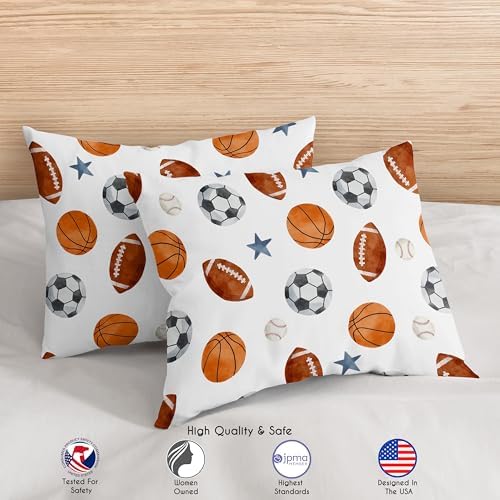 Sweet Jojo Designs Sports Themed Comforter Set for Kids